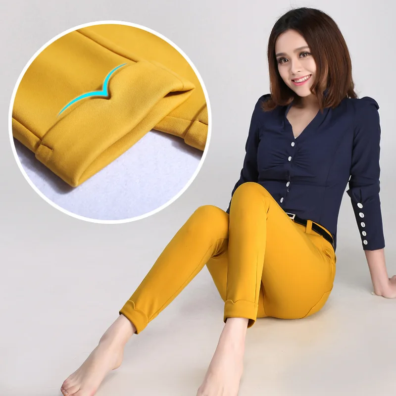 Оптовая продажа женские брюки до щиколотки новинка Стрейчевые обтягивающие