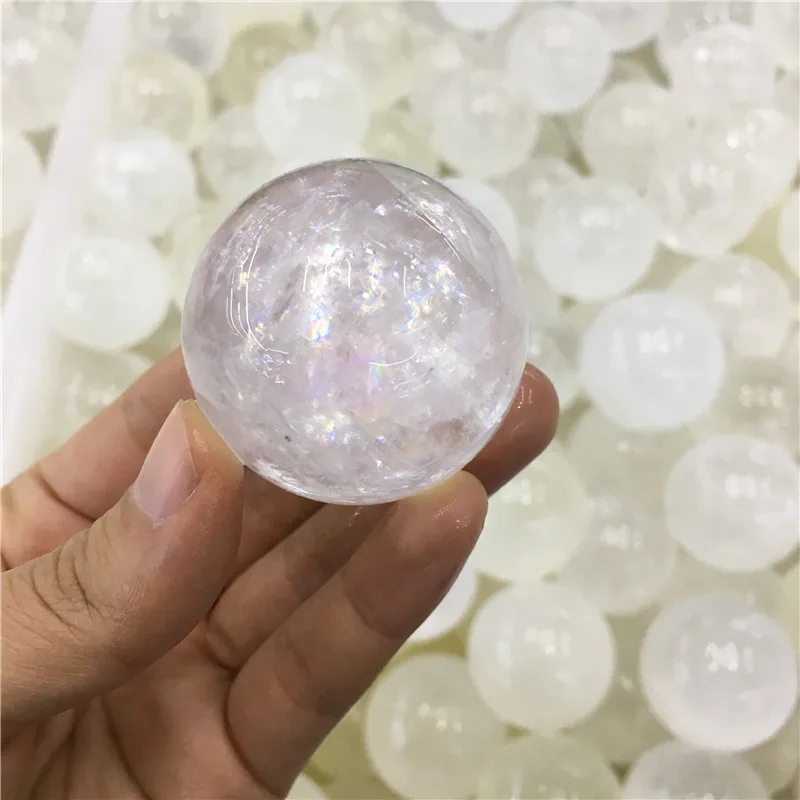 Energy crystal 40 мм природная Радуга искусственная Сфера лампы кристаллы шар