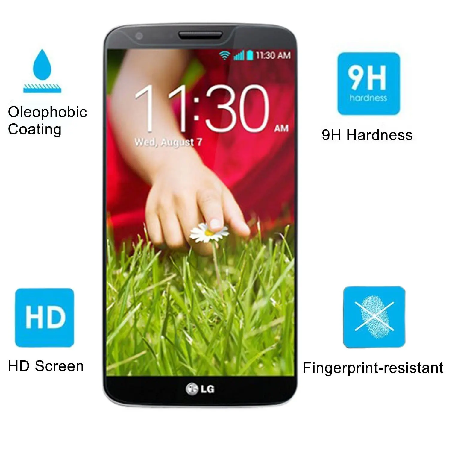2 шт./лот закаленное Стекло для LG G2 Optimus D801 D802 LS980 Экран протектор Защитная пленка