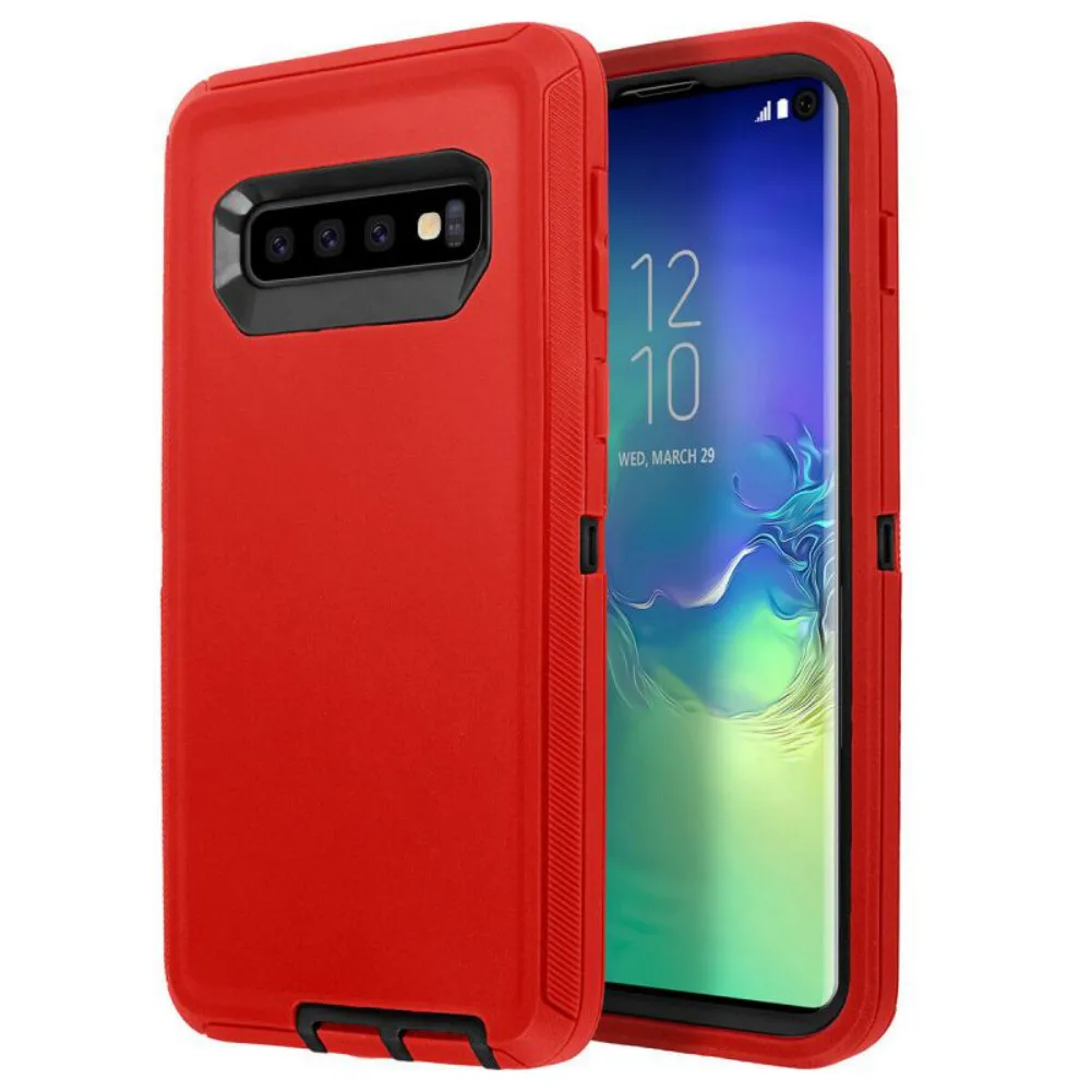 Для samsung Galaxy S9 S9 plus S8 S7 edge гибридный защитный противоударный Прочный чехол для телефона PC и TPU комбинированный чехол для S10 S10 lite coque