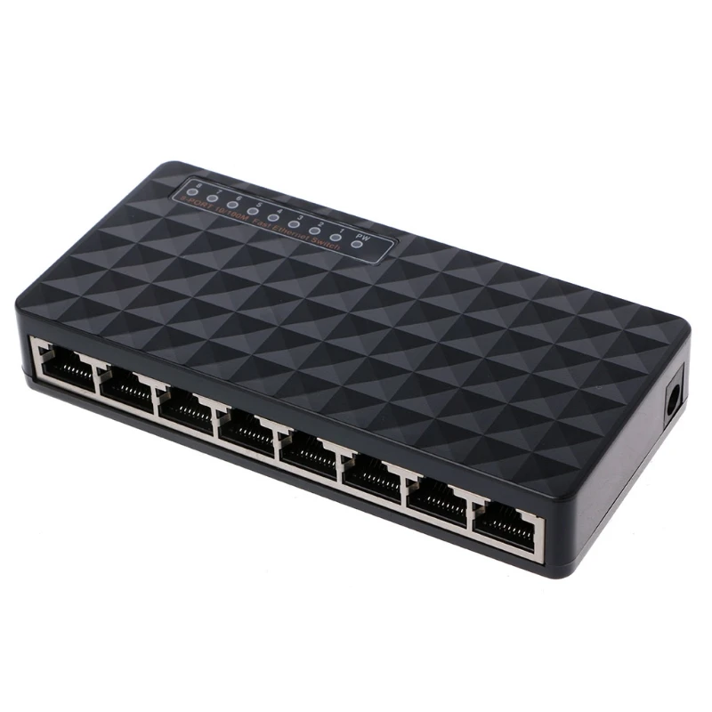 8-Порты и разъёмы Ethernet сетевой коммутатор gigabit хаб настольное мини Быстрая зарядка сетевой коммутатор адаптер-L057 Новинка; Лидер продаж