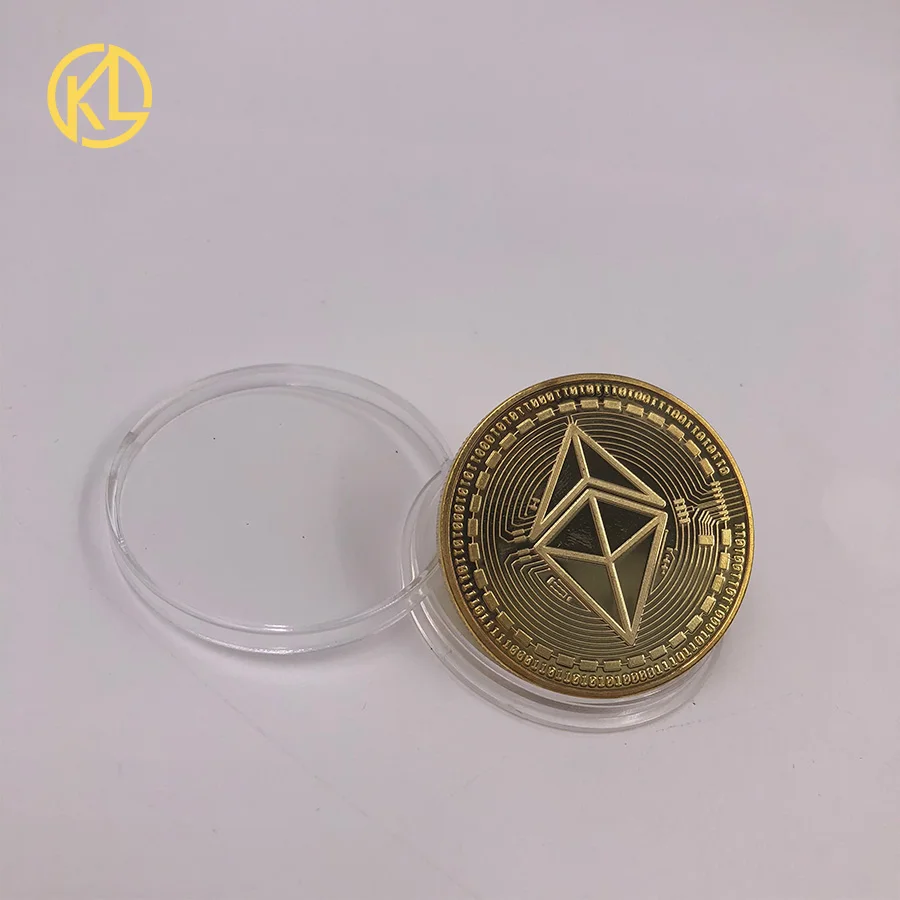 Золотой/посеребренный эфириум монета Биткоин памятная монета художественная коллекция подарок физическая имитация из металла вечерние украшения для дома