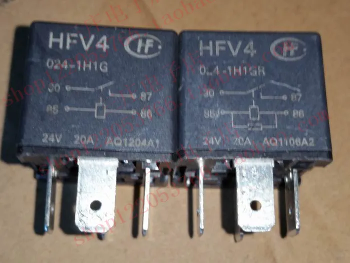 Relay HFV4 024-1H1G 024-1H1GR V4-1A-24V