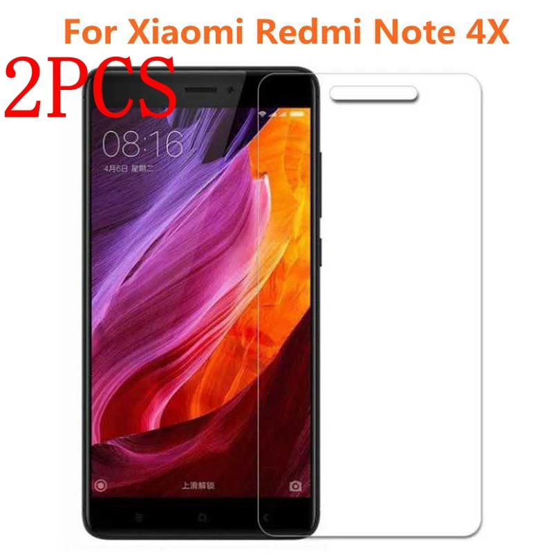Закаленное стекло для Xiaomi Redmi Note 4X 2 шт. защитная пленка из закаленного стекла 4 Pro