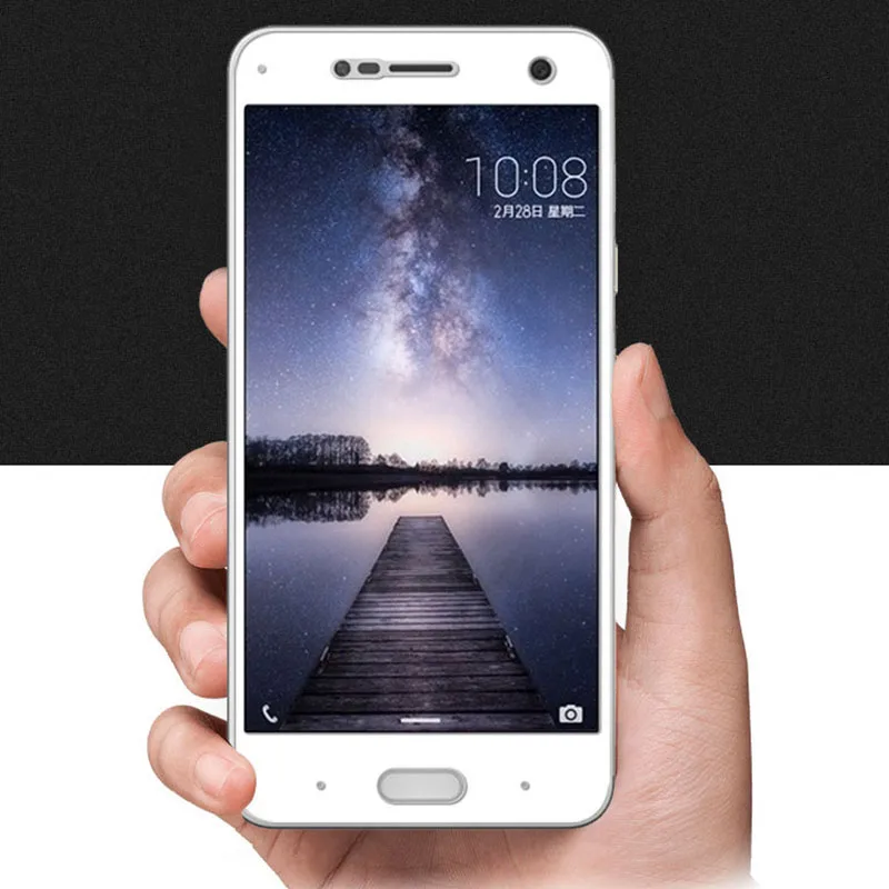 Защитное стекло для ZTE Blade V8 Axon 7 niubia z17 mini minis закаленное 9H с полным