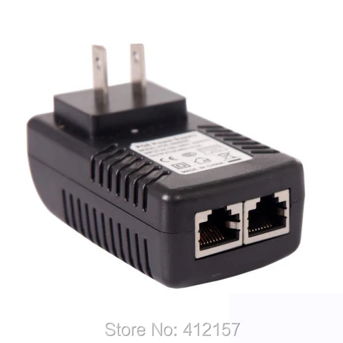 POE адаптер для камеры видеонаблюдения 48 В 0 5 А|plug us|plug ethernetplug eu |
