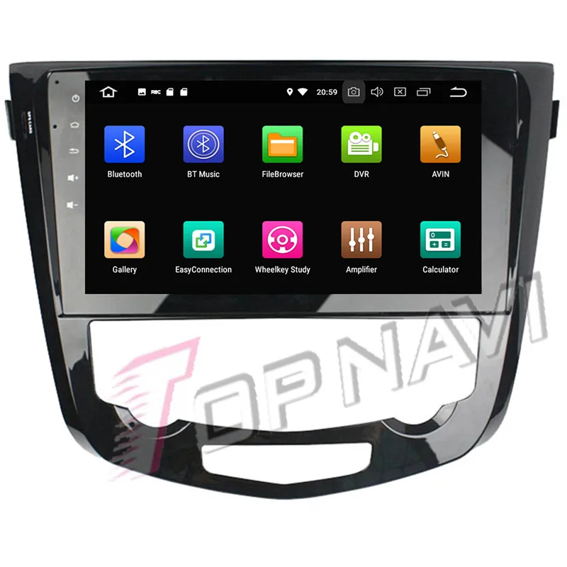 Автомобильный медиацентр Topnavi Android 9 0 для Nissan Qashqai Auto 2013 2014 2015 2016 стерео радио 2 DIN