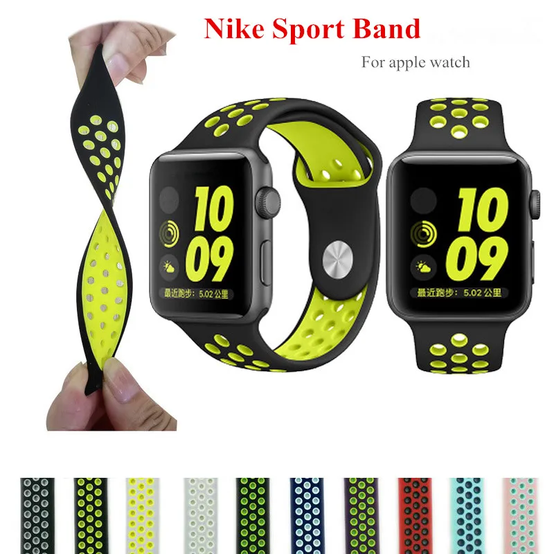 Спортивный ремешок BUMVOR для iwatch серии 4/2/1 резиновый браслет apple watch 44/40 мм 42/38