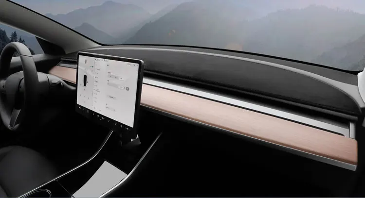 LUCKEASY Dash коврик для Tesla модель 3 Tesla3 ковер покрытие солнцезащитный изоляционный инструмент панель защита