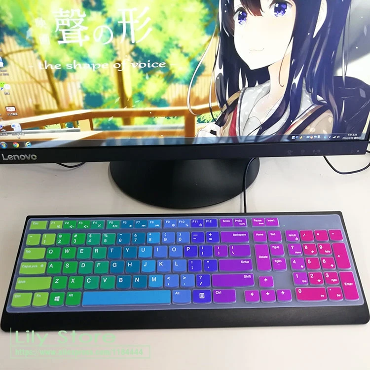 Силиконовая Защитная крышка для клавиатуры Lenovo настольного компьютера все в