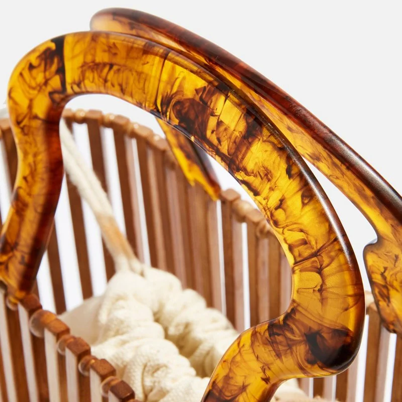 Праздничные женские дамские сумочки из бамбука женская модная пляжная