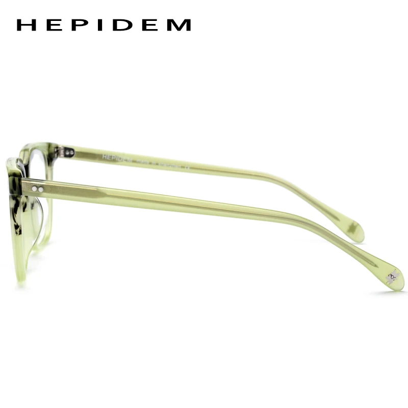 Acetate Eyeglasses Frame Men Square Prescription Glasses New Men's Male Myopia Optical Frames Clear Spectacles Eyewear 9114