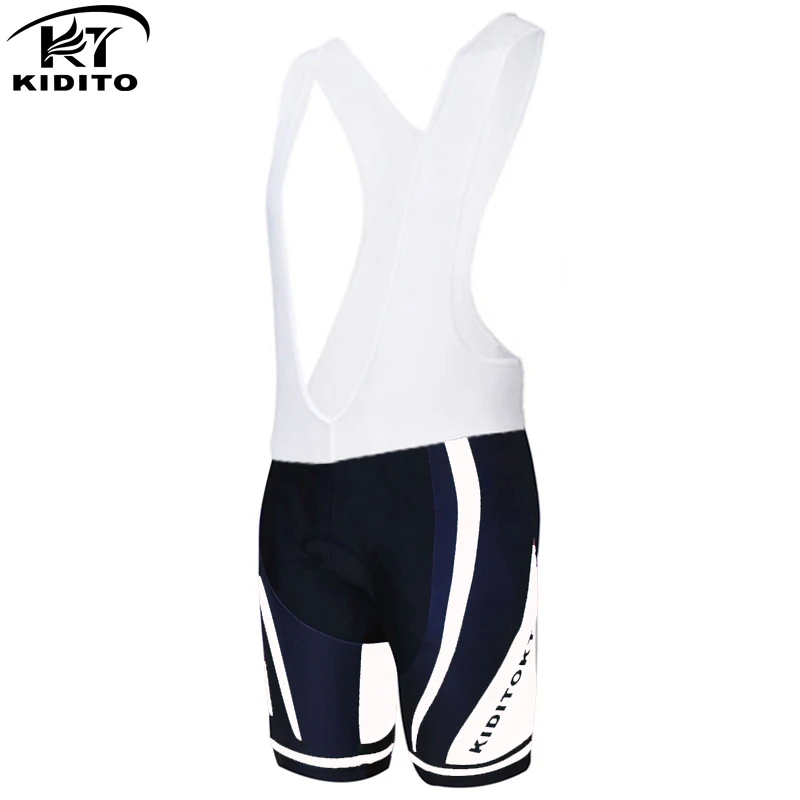 CMJ-BK-0404 KIDITOKT MTB летние велосипедные шорты с нагрудником мужские командные гоночные спортивные велосипедные шорты Coolmax с 3D гелевой подкладкой mtb Raod велосипедные шорты XXS-5XL - Цвет: CMJ-BK-0404