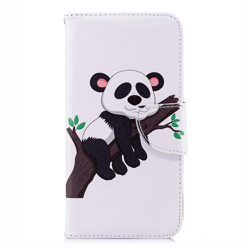Tree Panda Чехол-книжка для Redmi Note 6 с изображением панды дерева из искусственной кожи для Xiaomi POCO F1 A2 Lite Redmi Note 5 Pro 5A Redmi 6 6A Funda Cover B116 - Цвет: Tree Panda