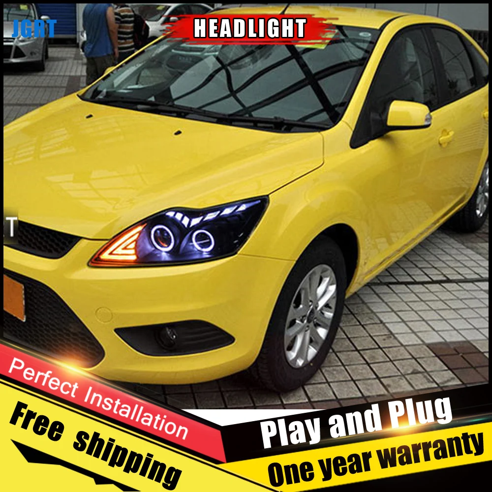 Автомобильные светодиодсветодиодный фары для Ford Focus 2009 2012 фокусировочной