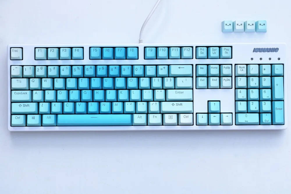 Двухсторонний Радужный OEM профиль PBT keycap 108 клавиш cherry MX Переключатель подсветка механическая клавиатура keycaps только keycaps