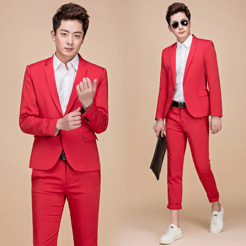 Мужские костюмы Shenrun модный красочный свадебный повседневный деловой костюм