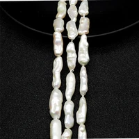 16-22MM 10Pcs Baroque Irregular 100  Natural Freshwater Pearl Beads Strand Charms Jewelry Loose Bead