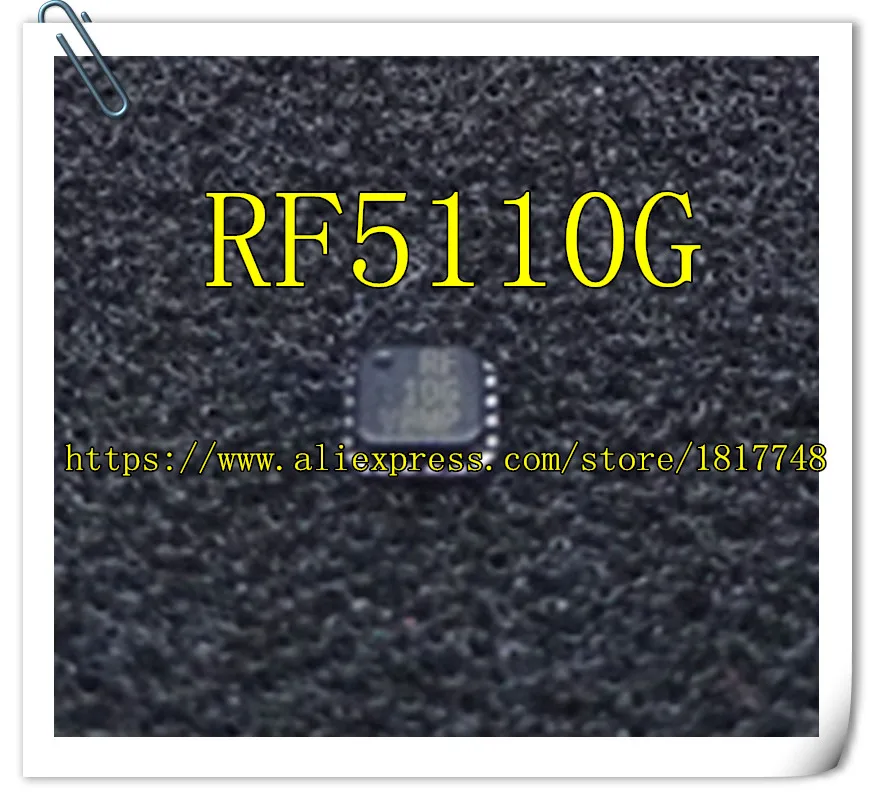 10PCS RF5110GTR7 RF5110G RF10G QFN-16 RF power amplifier chip IC