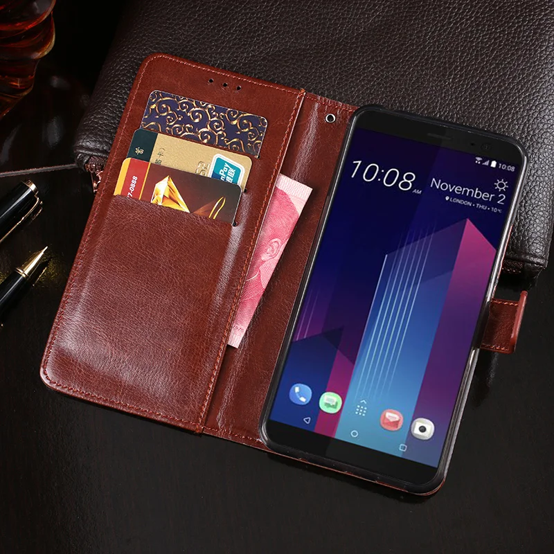 GNMN для HTC U11 Plus есть чехол с ручной оболочкой защитный карты кошелек | Мобильные