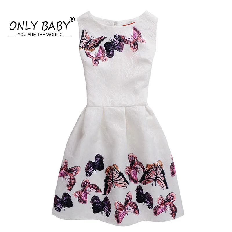 Летнее Детское платье с цветочным узором для девочек вечерние платья Эльзы Софии