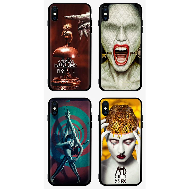 ТВ American Horror Story мягкий чехол для мобильного телефона чехол для iPhone 5 5S SE 6 6S Plus 7 8 Plus X XS XR XS 11 Pro Max
