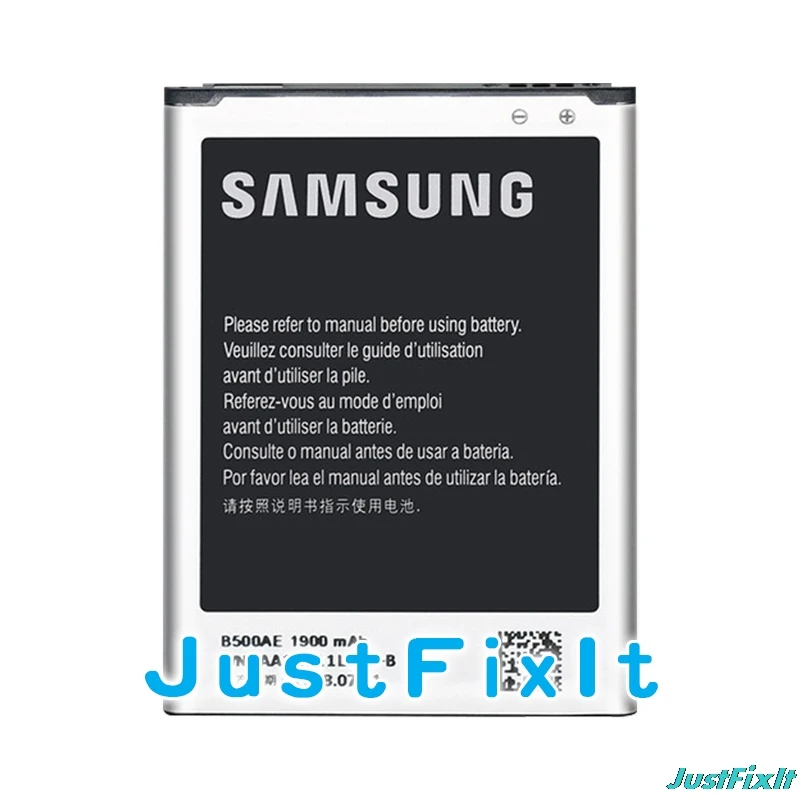 Оригинальный B500AE Сменный аккумулятор для samsung GALAXY S4 Mini I9190 I9192 I9195 I9198 B500BE