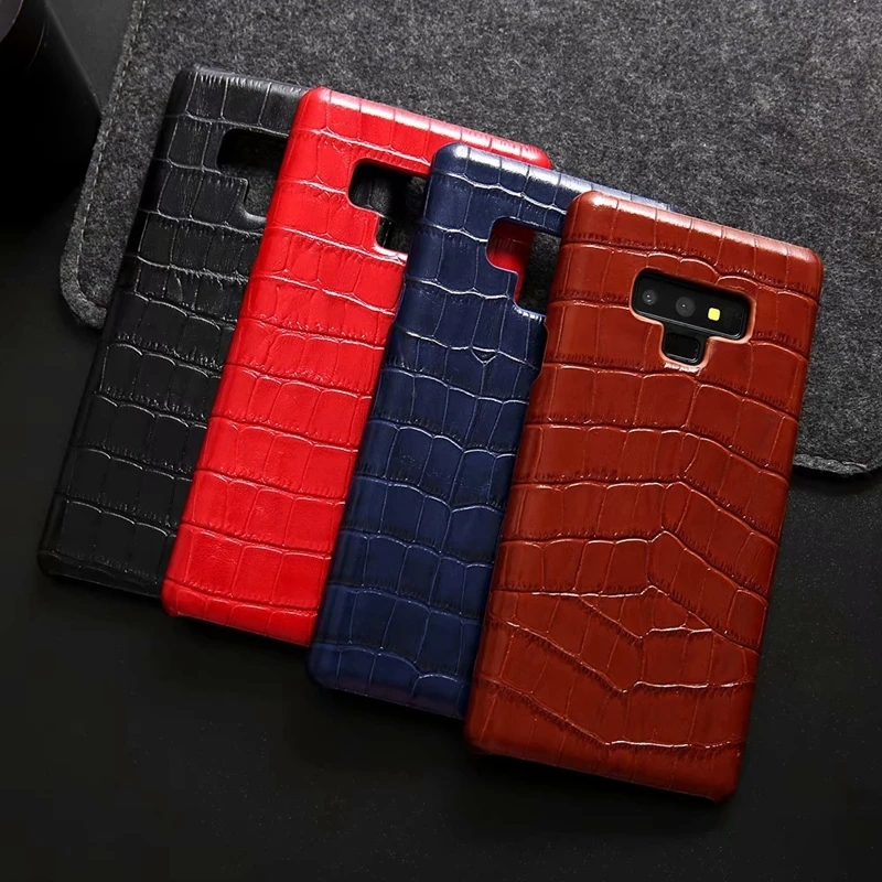 Чехол из натуральной кожи для Samsung Galaxy S9 plus Note 8 9 | Мобильные телефоны и аксессуары