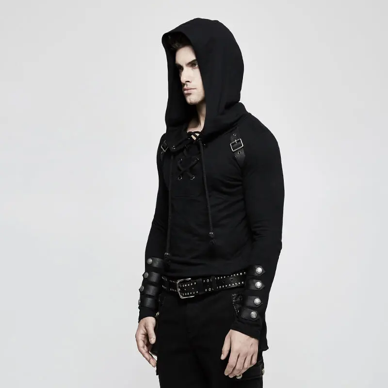 Для мужчин s толстовка панк пуловер bts Свитшот slim fit толстовки тяжелый металл с