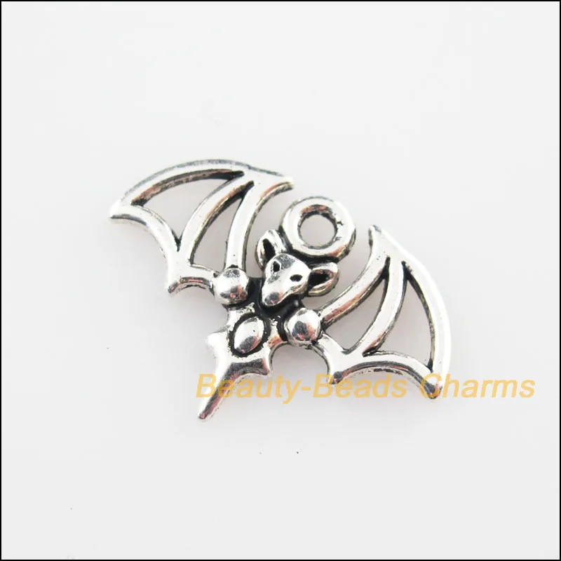 40 Новинка подвески в виде животных крылья летучей мыши тибетский серебристый