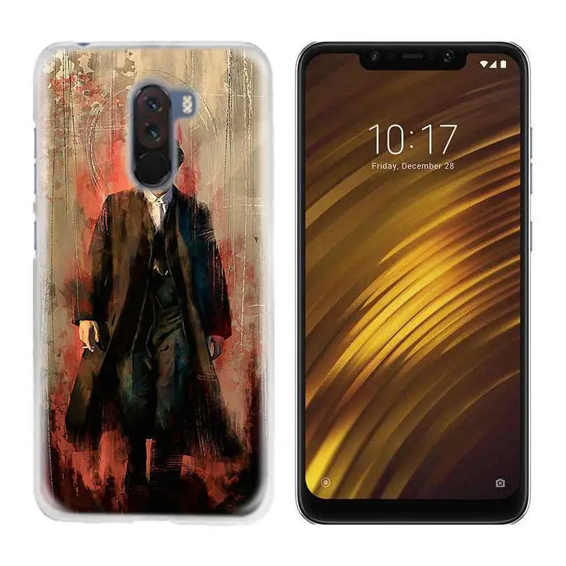 Case Cover Clear for Xiaomi Redmi Note 7 5 5A 6 6A Pro Plus S2 Mi 8 SE A1 A2 Lite Poco F1 Play Thomas Shelby Peaky Blinders