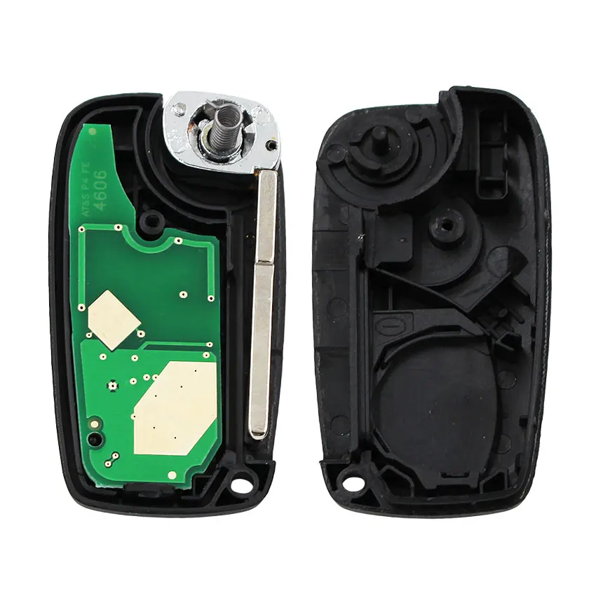 Раскладной складной 3 кнопочный дистанционный ключ 433 МГц чип PCF7946 необработанное