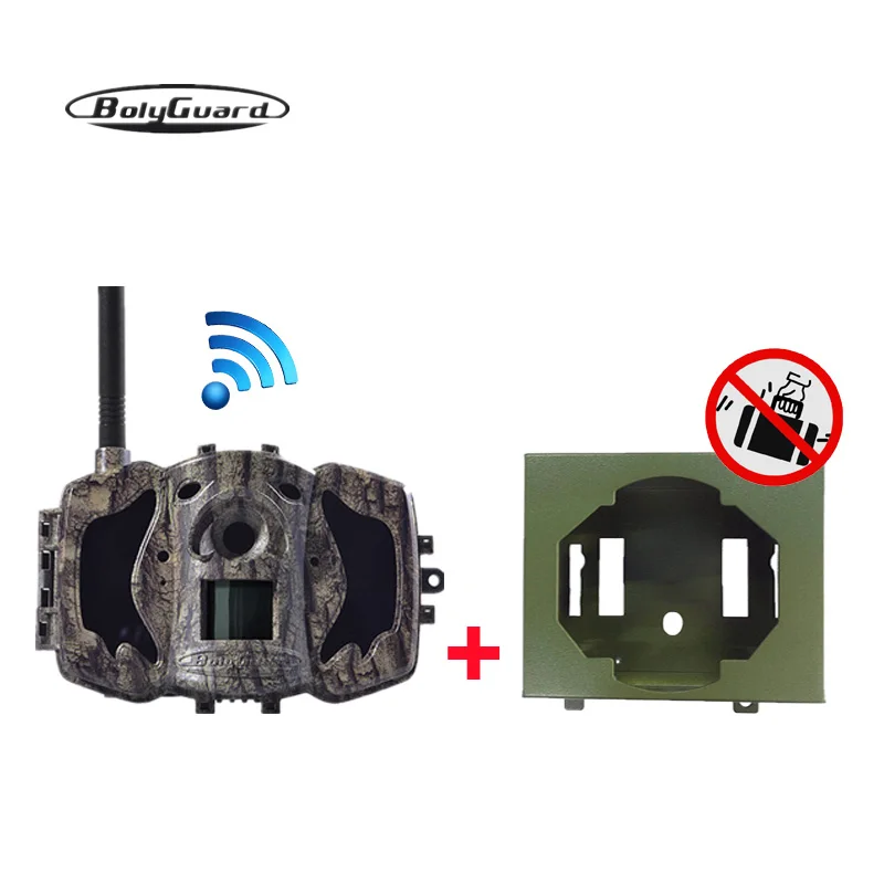 Серый Охотничья камера Bolyguard 4G Trail камера SMS ночное видение MMS GPRS Черный ИК 36MP 1080P HD фото ловушки тепловизоры Дикая камера - Цвет: Серый