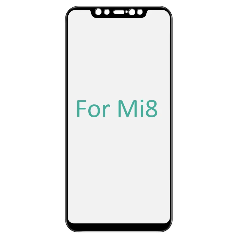 For Mi8 Imak Pro+ полноэкранный клей защитное закаленное стекло для Xiao mi 9 mi 8 mi 8 Se Lite Pro Explorer 2.5D изогнутое Олеофобное - Цвет: For Mi8