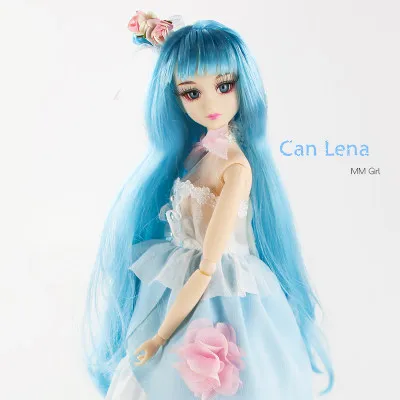 like the picture Fortune Days 35 см мм девушка как BJD кукла может Лена с макияжем Reborn girls 14 суставное тело с изысканной подарочной коробкой упаковочная игрушка - Цвет: like the picture