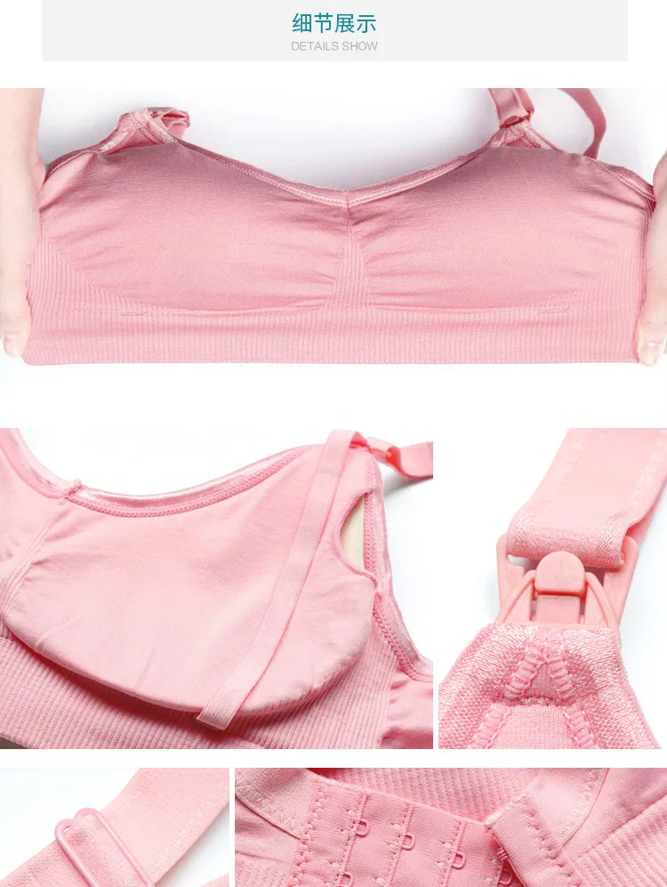 Cotton Maternity Nursing Bras Pregnant Breastfeeding Pregnancy Women Underwear Breast Feeding Bra soutien gorge allaitement | Женская