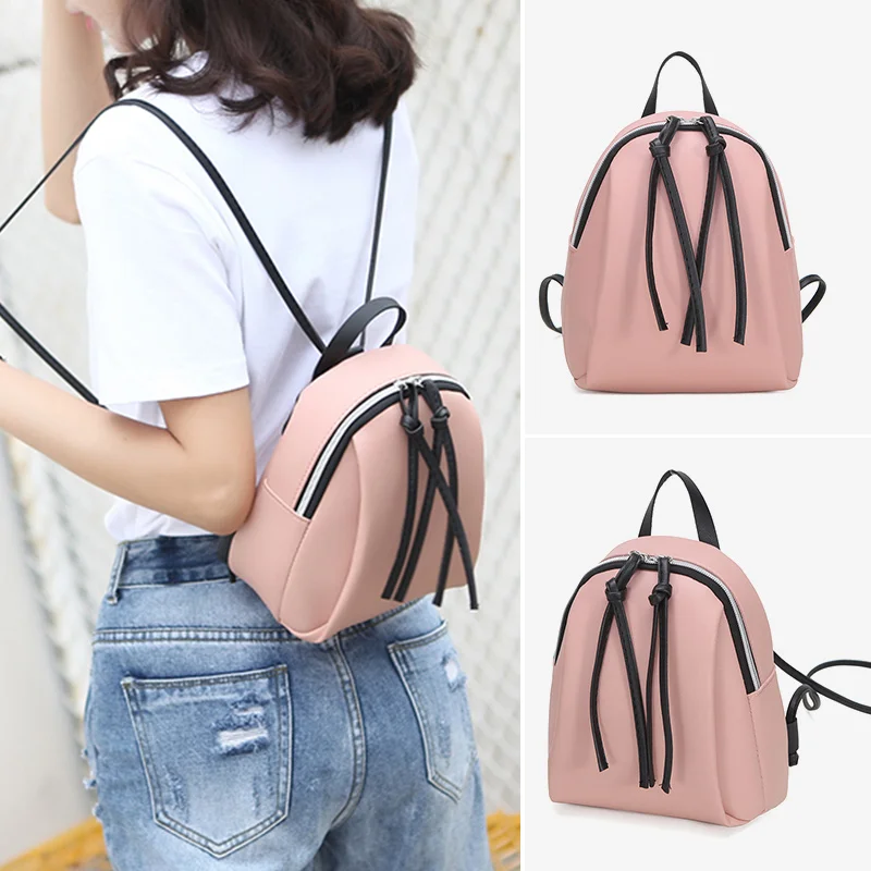 Мини Женский рюкзак для путешествий кожаная женская сумка милый Дамский