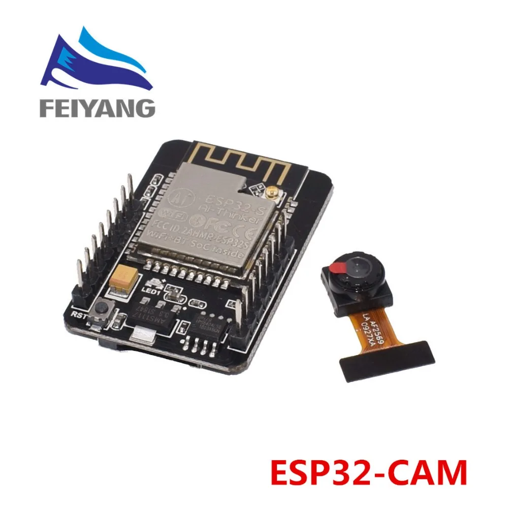 ESP32-CAM беспроводной доступ в Интернет Wi-Fi модуль ESP32 серийный wi-fi ESP32 CAM макетная плата 5V Bluetooth с OV2640 Камера модуль