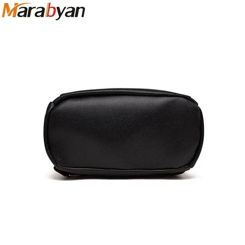 Девушка Кожаный Для женщин рюкзак 2018 новая волна большой Новые легкие женская