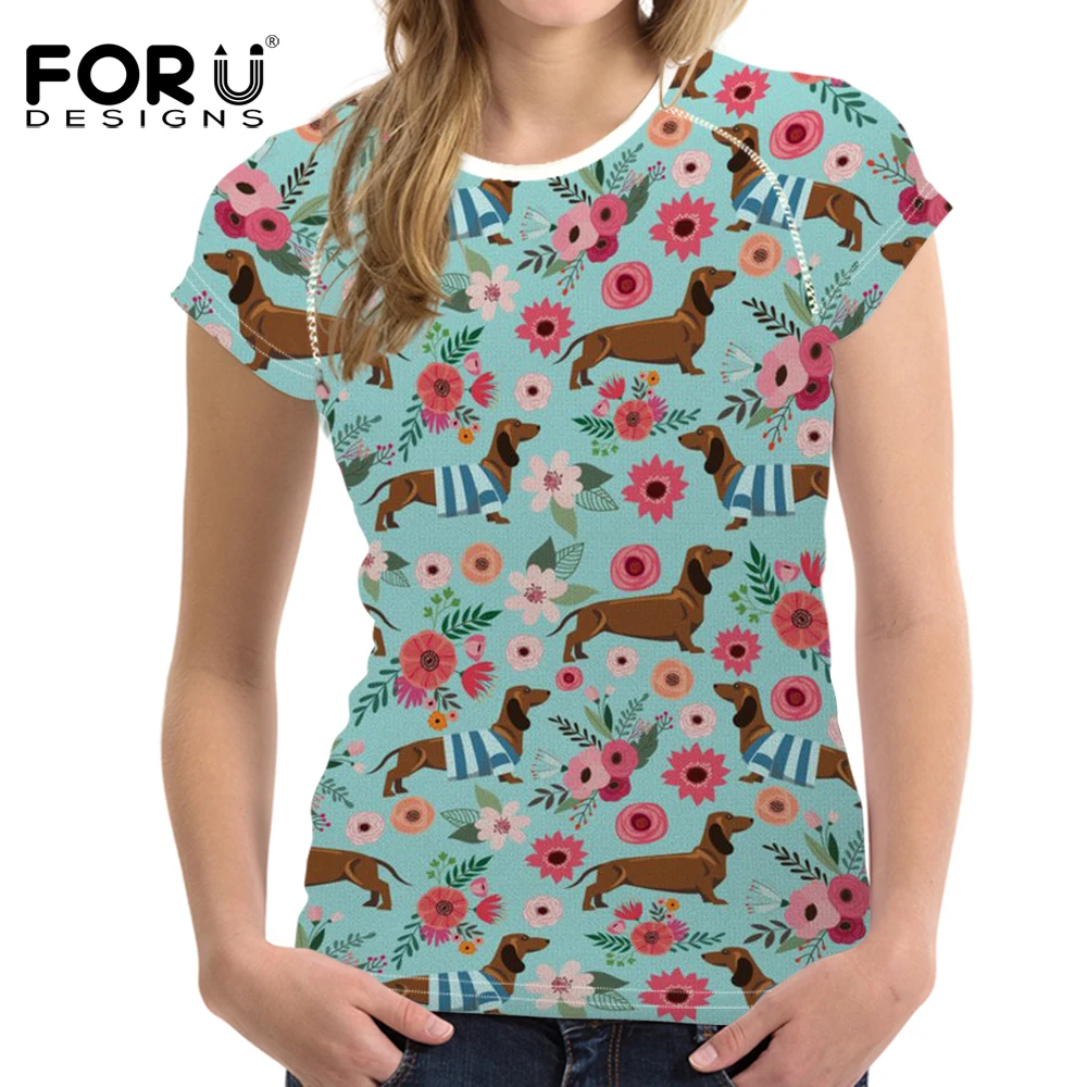 Футболка FORUDESIGNS с 3D принтом женские летние футболки повседневная футболка топы