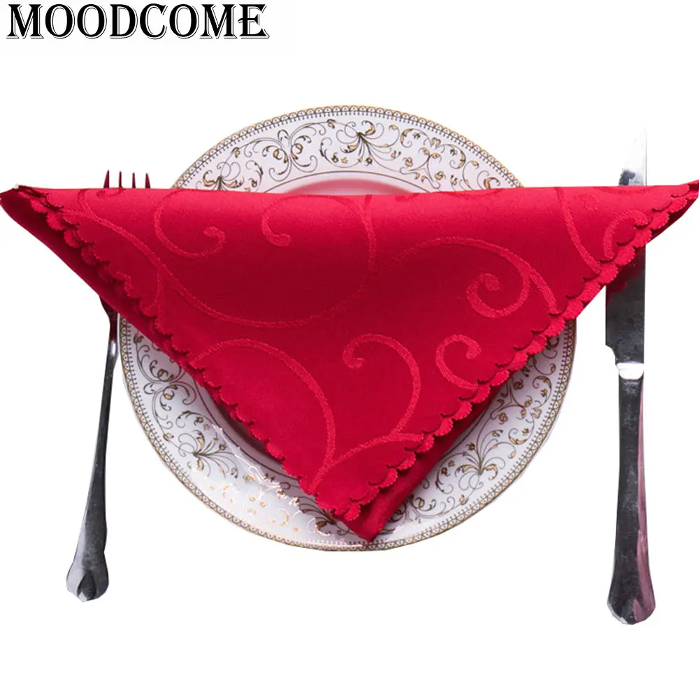 6 видов цветов в наличии квадратные столовые салфетки платок ткань домашний ужин