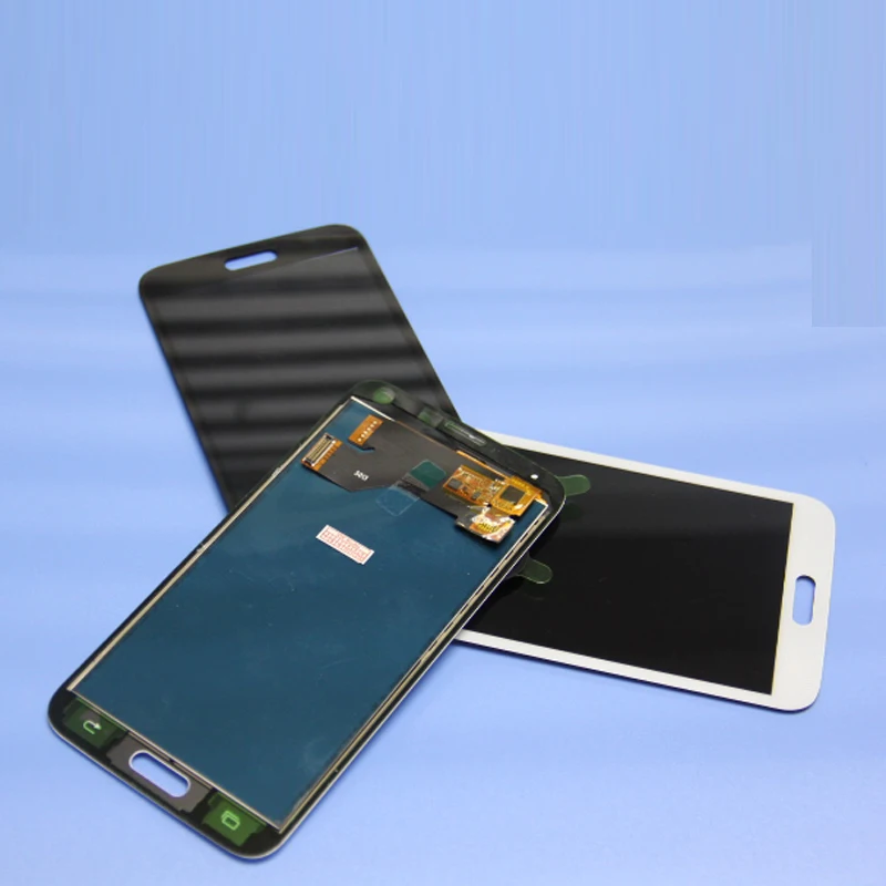 ЖК дисплей для Samsung Galaxy S5 G900F G900 с сенсорным экраном дигитайзер полная сборка