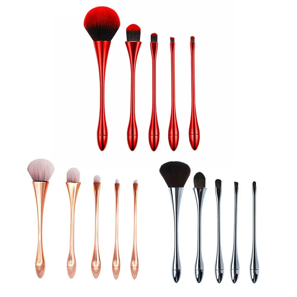 Набор кистей для макияжа 5 шт. набор косметических инструментов пудры основы