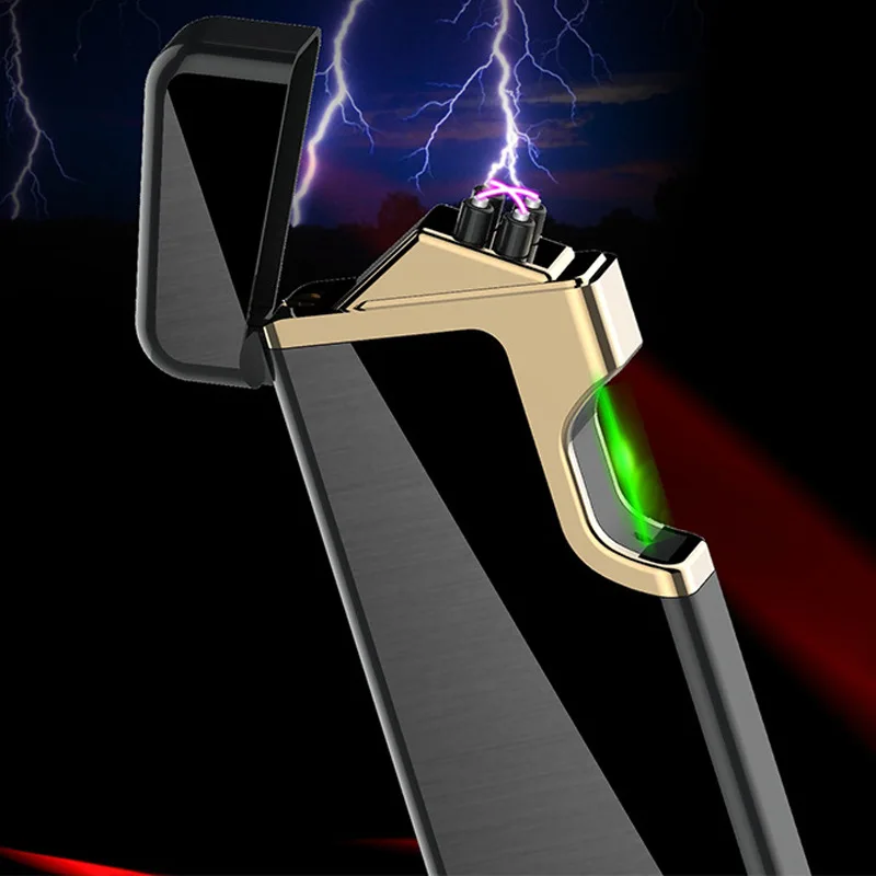 USB зажигалка с технологией Black Пальчиковый лазер Индукционным зажиганием