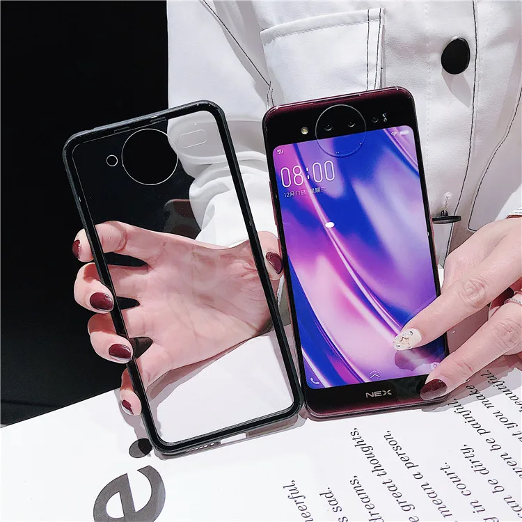 ДЛЯ VIVO NEX двойной дисплей обложка кожаный чехол Гибридный прозрачный стекло
