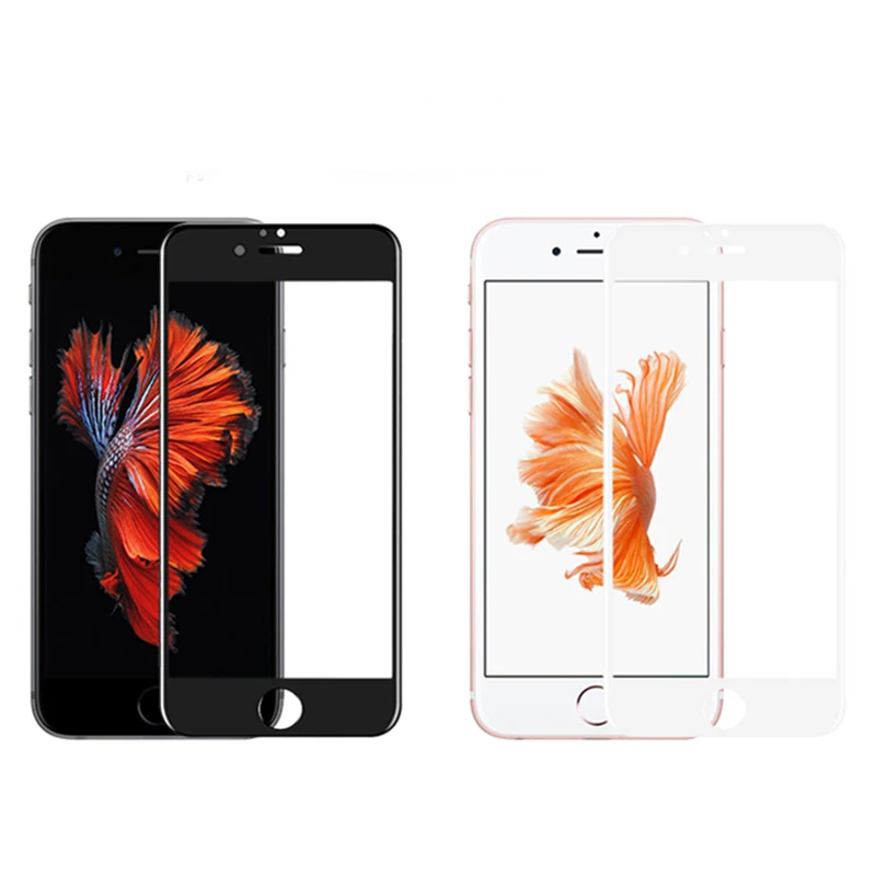2 шт полное покрытие закаленное стекло для iPhone 6 6S Защитная пленка экрана Plus