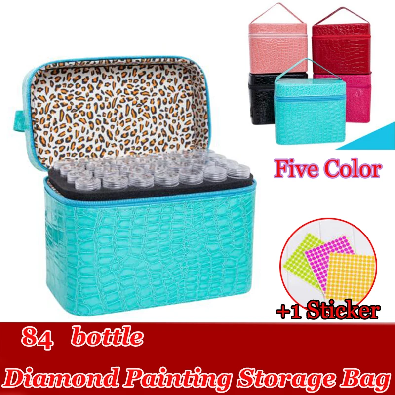 84 бутылки коробка для хранения алмазов новая Алмазная вышивка алмазная живопись