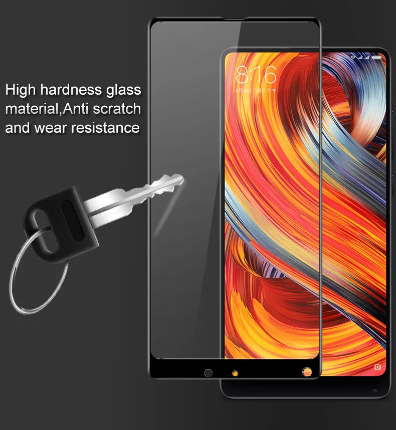 2 шт. закаленное стекло для Xiaomi Mi Mix защита экрана xiaomi mimix полное покрытие 3D пленка