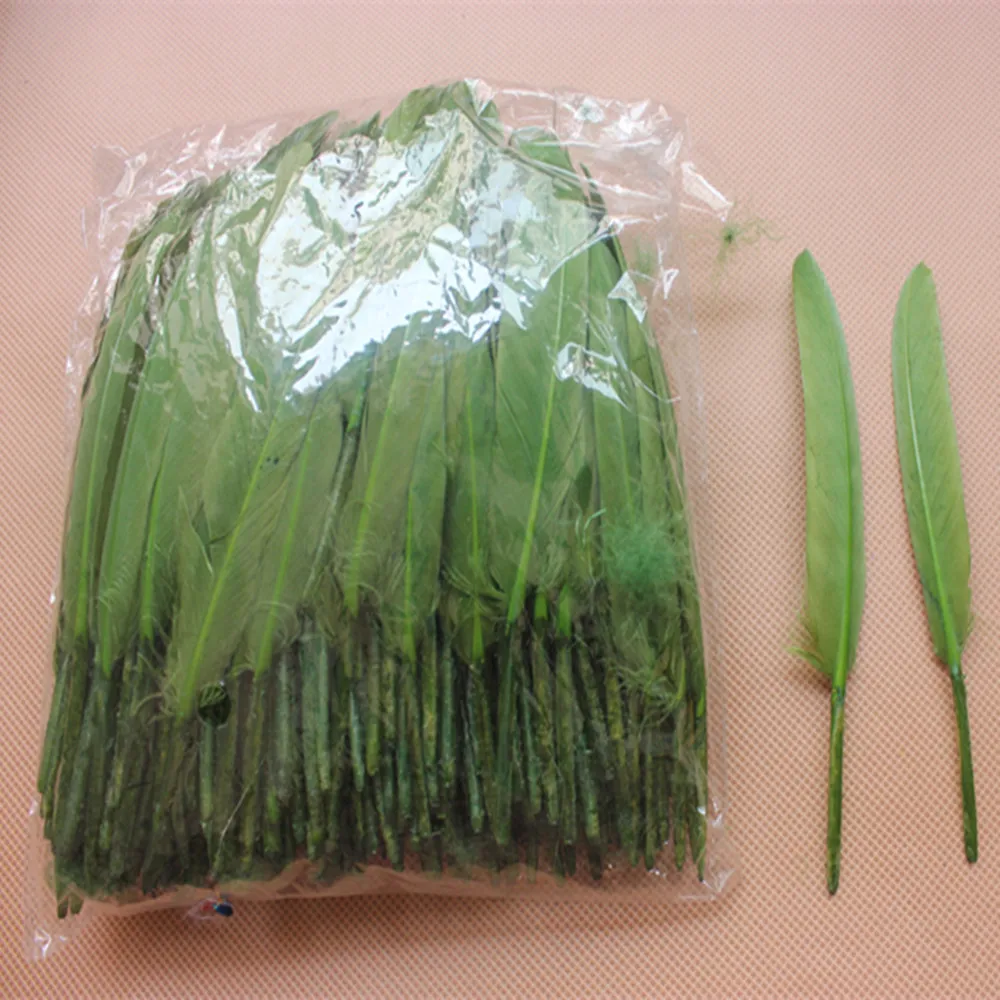 

Новое популярное красивое гусиное перо 50 шт./лот 4-6 дюймов 10-15 см DIY Бесплатная доставка армейский зеленый