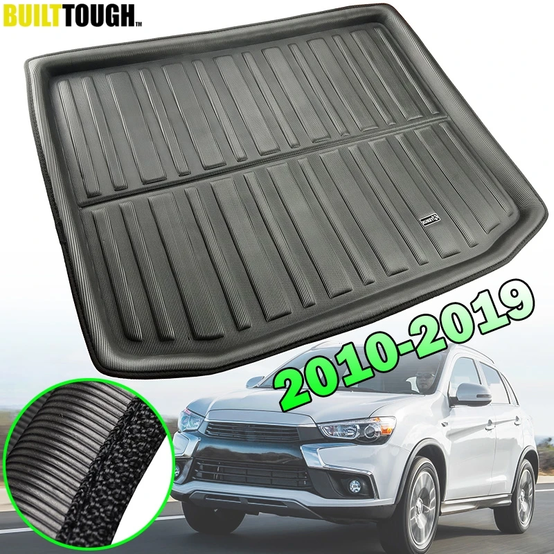 Для Mitsubishi Outlander Sport RVR ASX 2010 2019 поднос для обуви багажника напольный коврик багажа